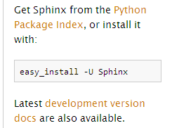 install-Sphinx